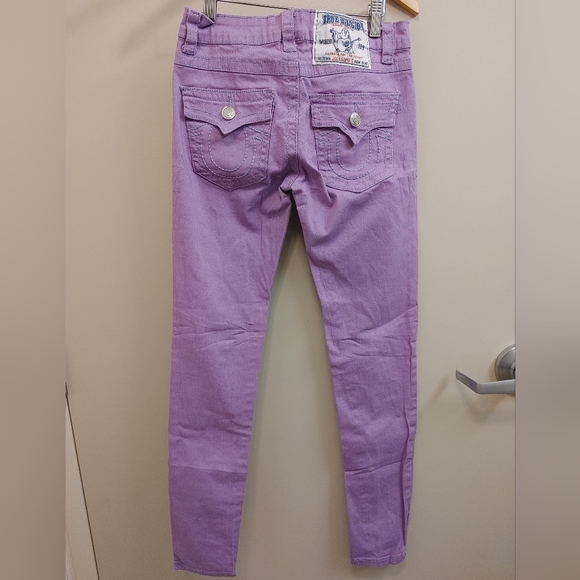 True Religion Purple Jeans SZ.27 - Picture 1 of 8